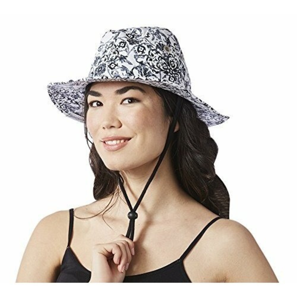 RainierSun Women's UPF 50+ Paisley Wide Brim Sun Hat NWT‎